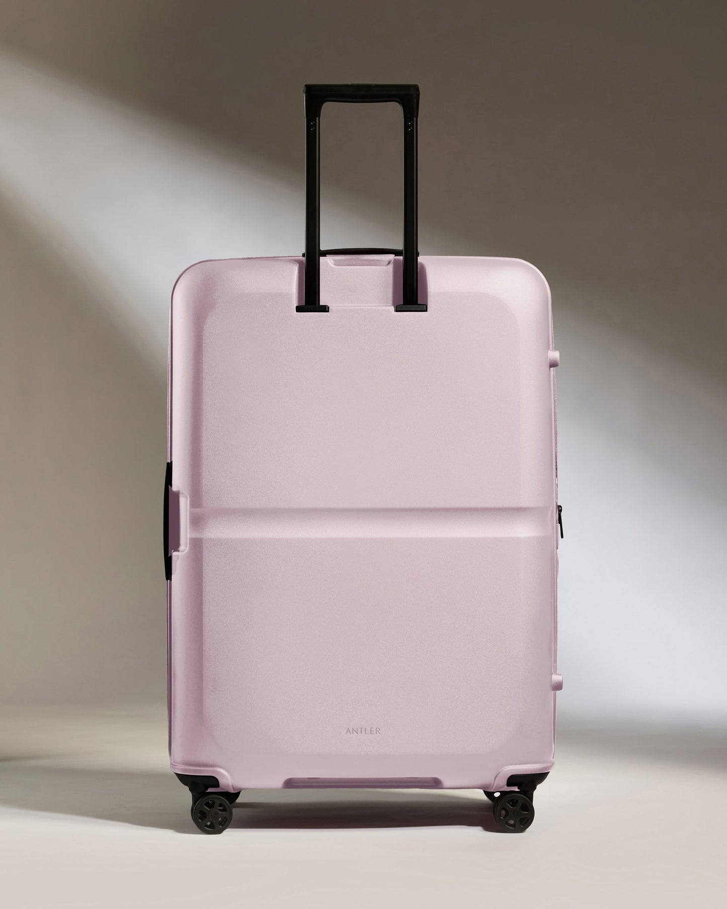 Large Suitcase in Dusk Pink - Single Stripe