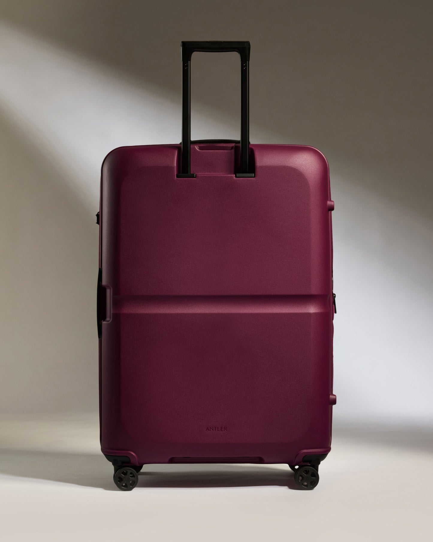 Large Suitcase in Heather Purple - Single Stripe