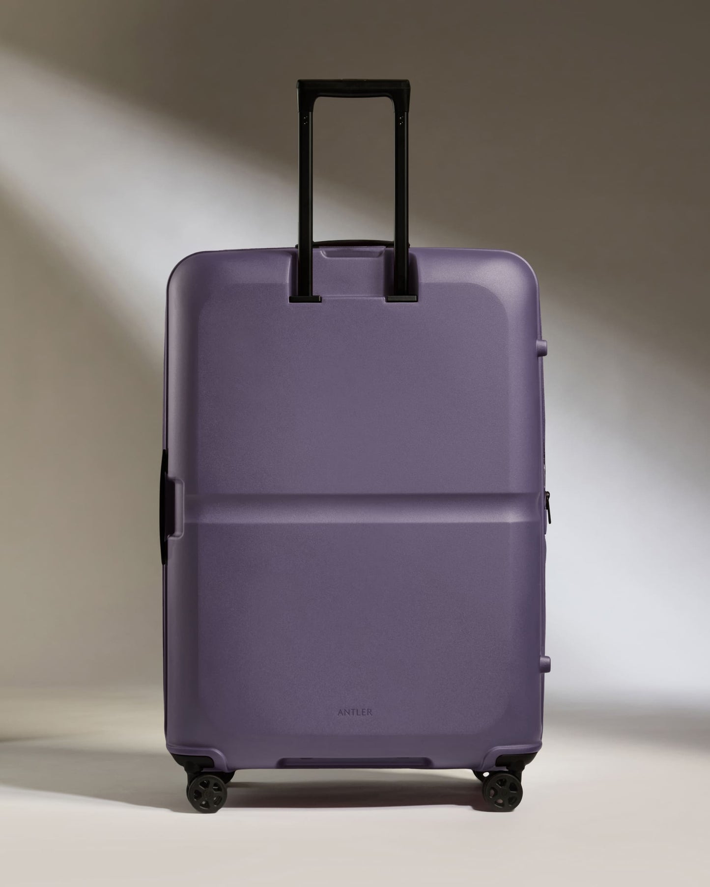 Large Suitcase in Thistle Purple - Single Stripe