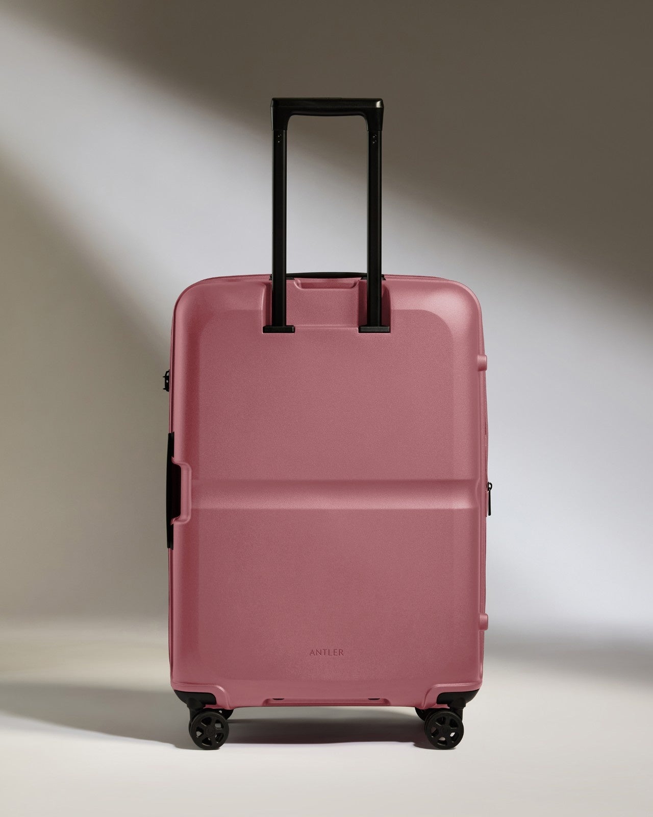 Medium Suitcase in Clay Pink - Single Stripe