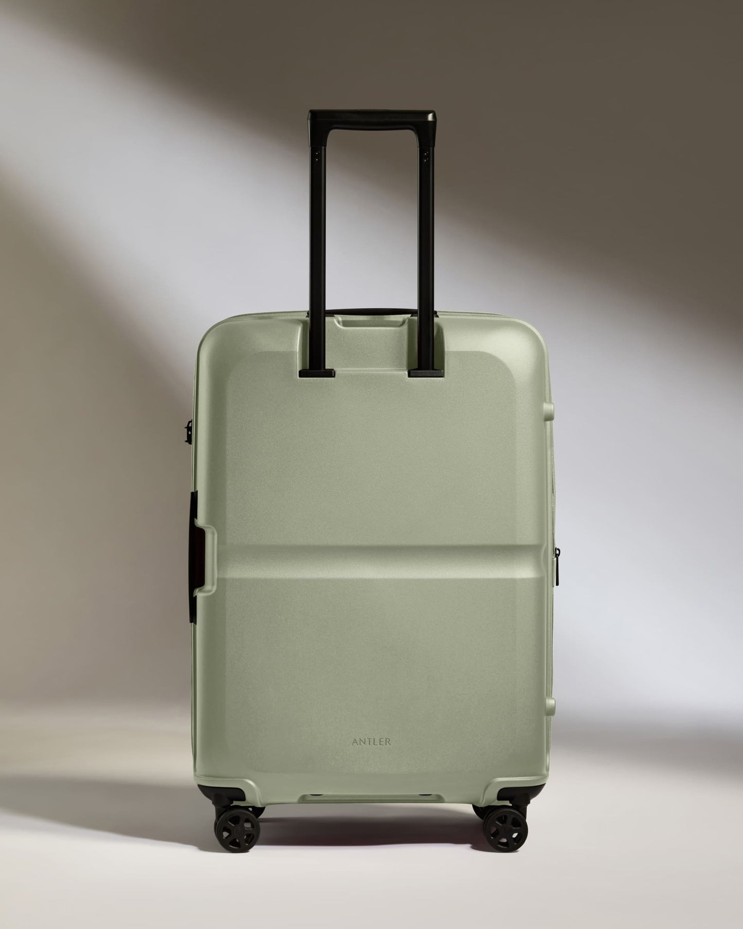 Medium Suitcase in Clover Green - Single Stripe