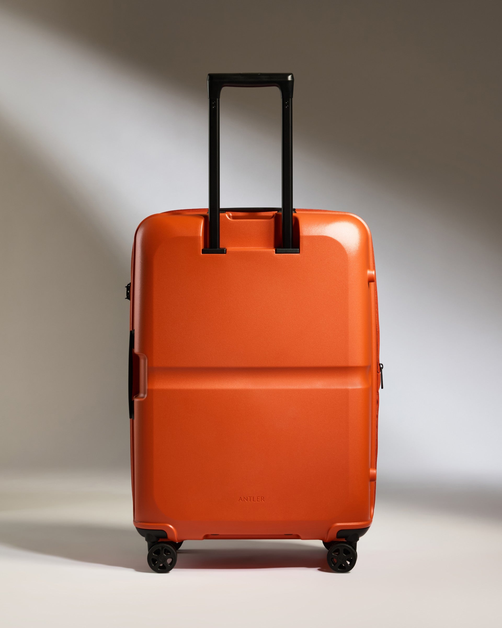 Medium Suitcase in Ember Orange Single Stripe