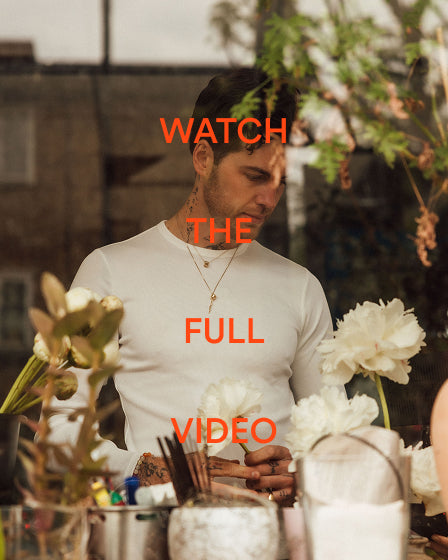 a man in a white shirt