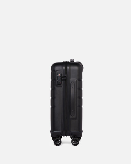 Cabin Suitcase in Black - Logo