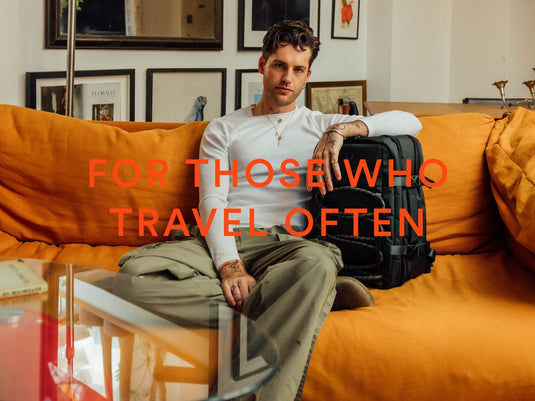 a man sitting on a couch