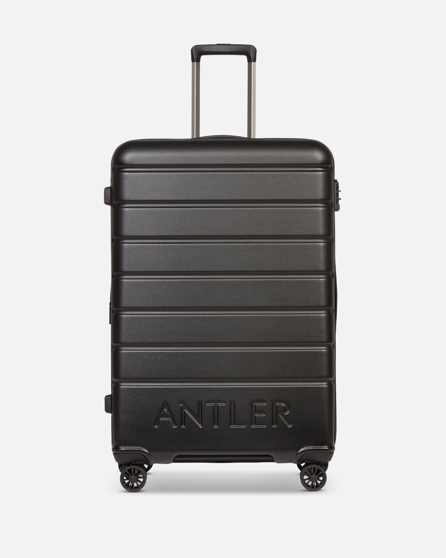 Suitcase Set in Black - Logo