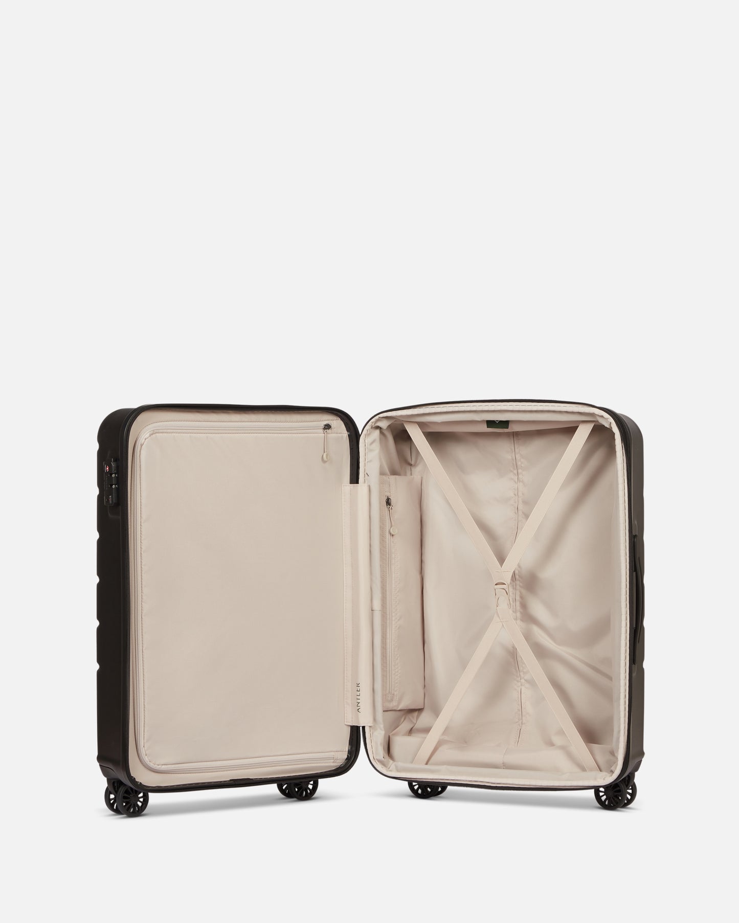 Medium Suitcase in Black - Logo