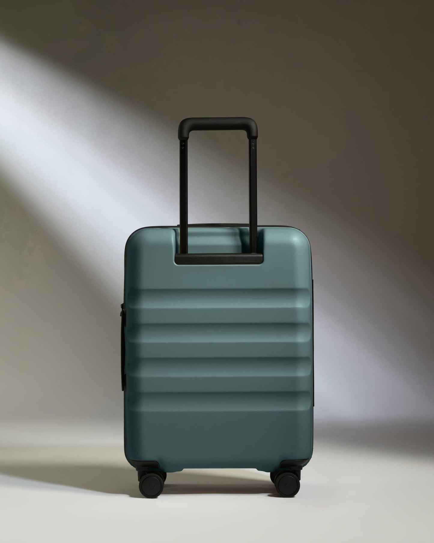 Antler Luggage -  Cabin Suitcase in Glade Blue - Icon Stripe - Hard Suitcase - Standard Cabin Cabin Suitcase in Blue - Icon Stripe | Lightweight & Hard Shell Suitcase
