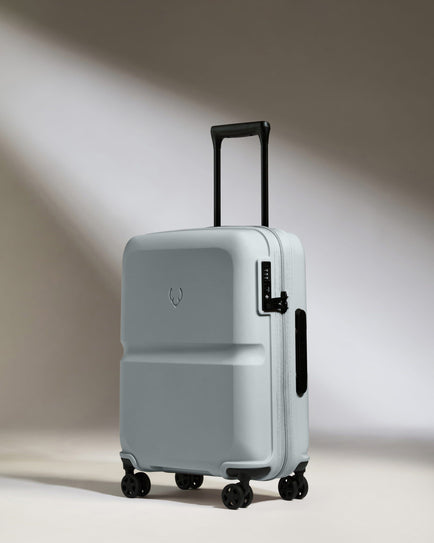 Antler Luggage -  Cabin Suitcase in Salt Blue - Single Stripe - Hard Suitcase - Standard Cabin Cabin Suitcase in Salt Blue - Single Stripe | Cabin Bag & Hard Luggage