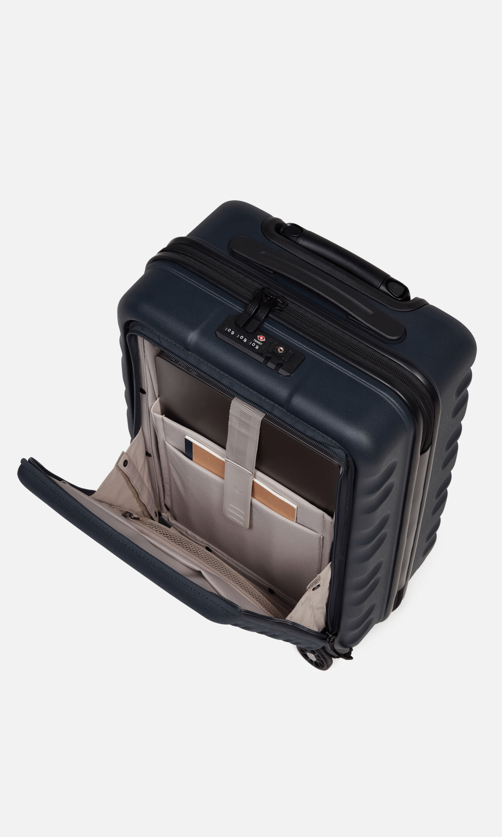 Clifton Cabin Pocket Suitcase Navy Hard Suitcase Antler UK Antler