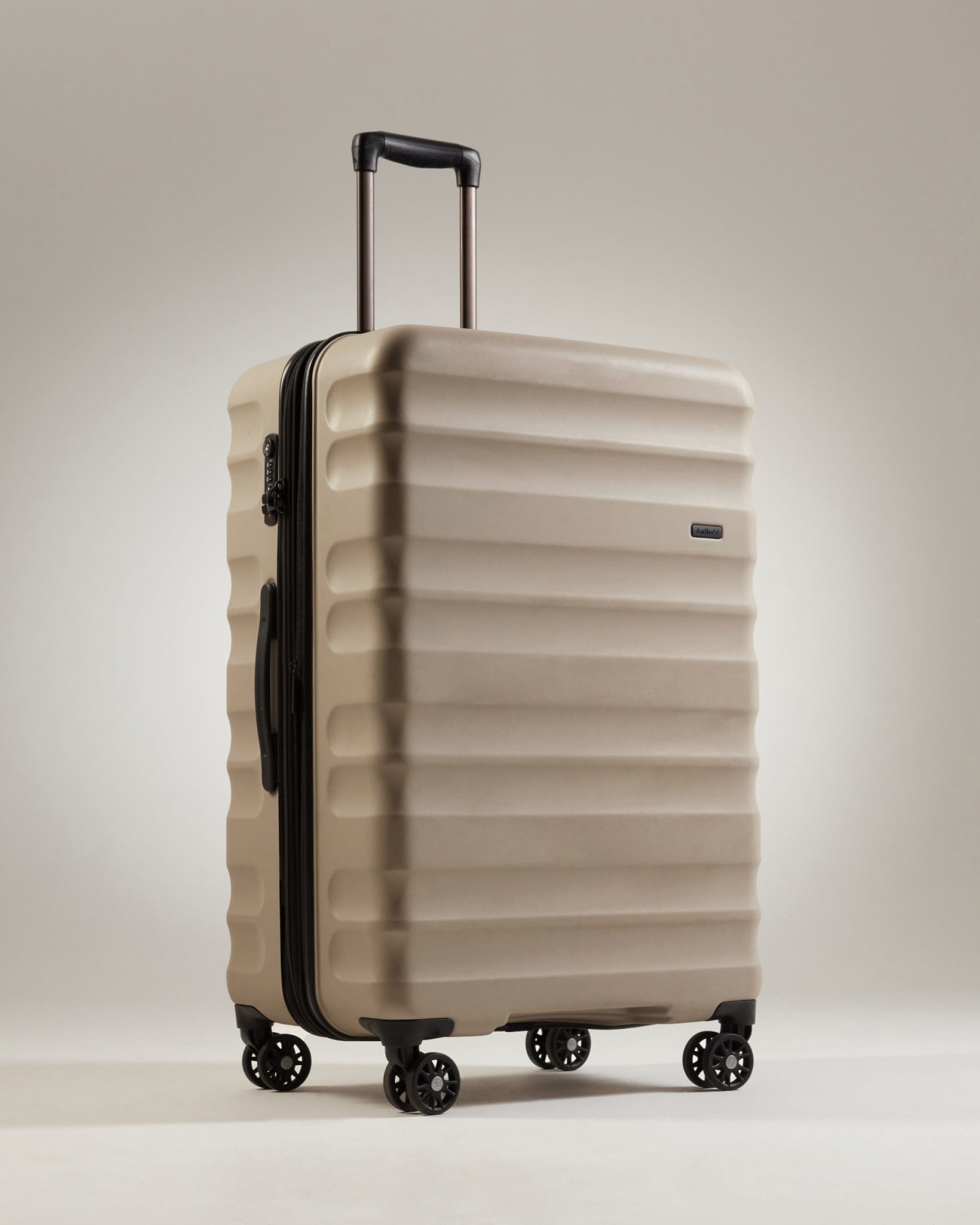 Antler Luggage -  Clifton large in oak brown - Hard Suitcases Clifton Large Suitcase Oak Brown | Hard Suitcase | Antler UK