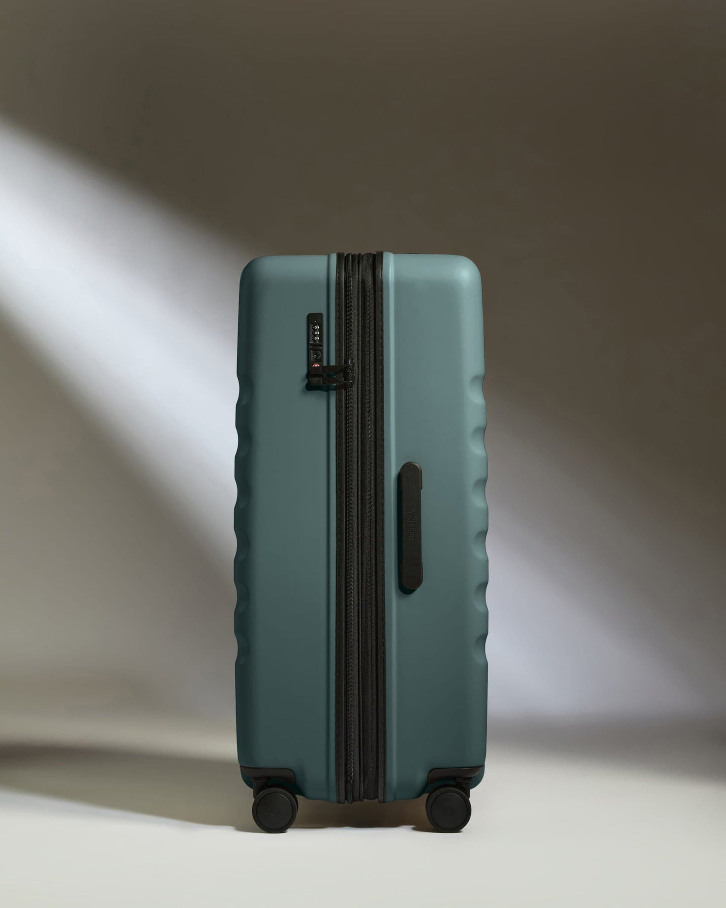 Antler Luggage -  Large Suitcase in Glade Blue - Icon Stripe - Hard Suitcase - Large Large Suitcase in Blue - Icon Stripe | Lightweight & Hard Shell Suitcase