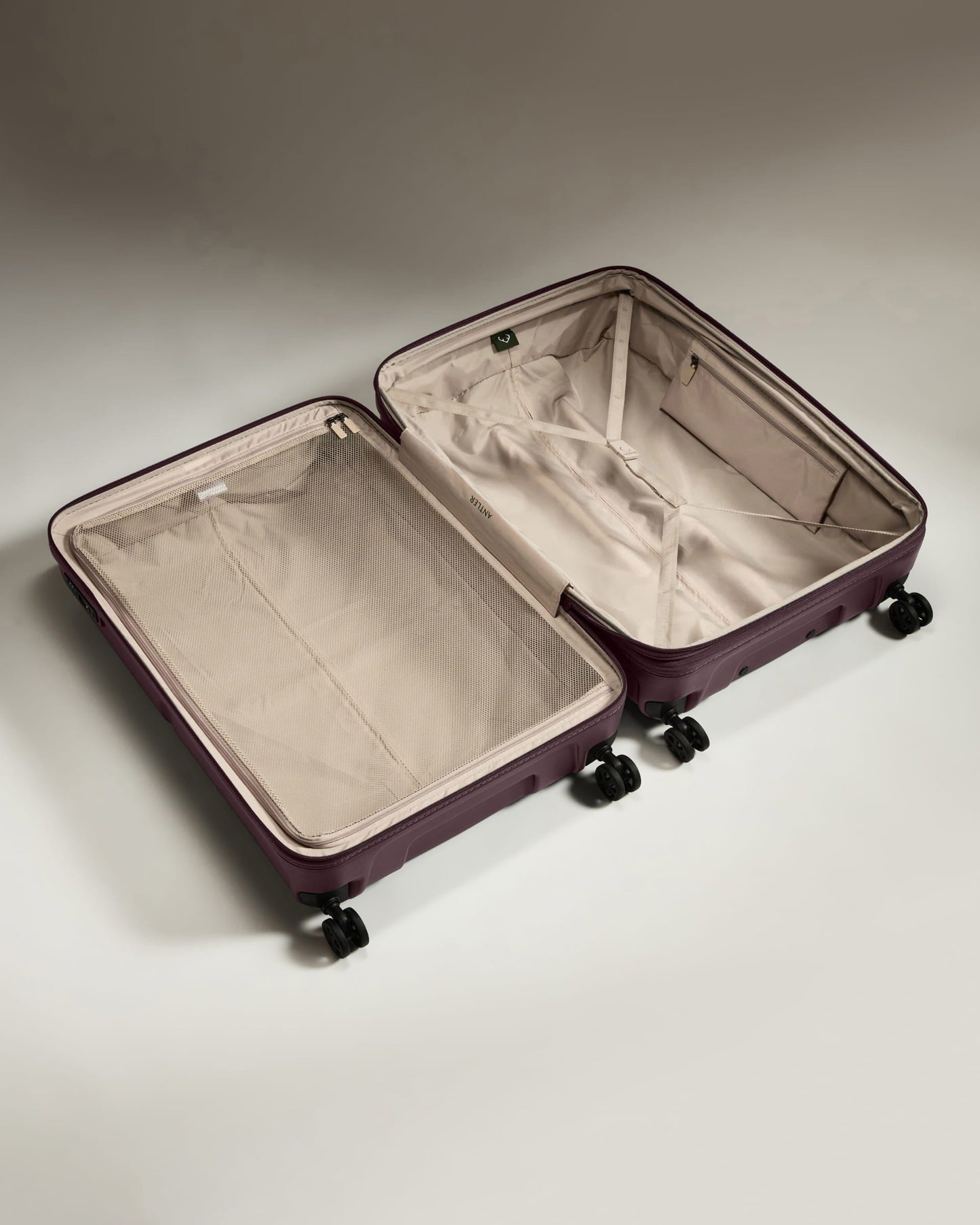 Antler Luggage -  Large Suitcase in Lagoon Red - Single Stripe - Hard Suitcase - Large Large Suitcase in Lagoon Red - Single Stripe | Checked Luggage & Large Suitcases