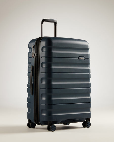 Large Suitcase in Navy - Lincoln