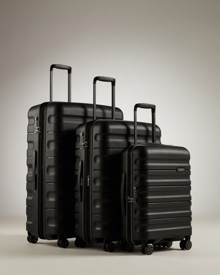 Suitcase Set in Black - Lincoln