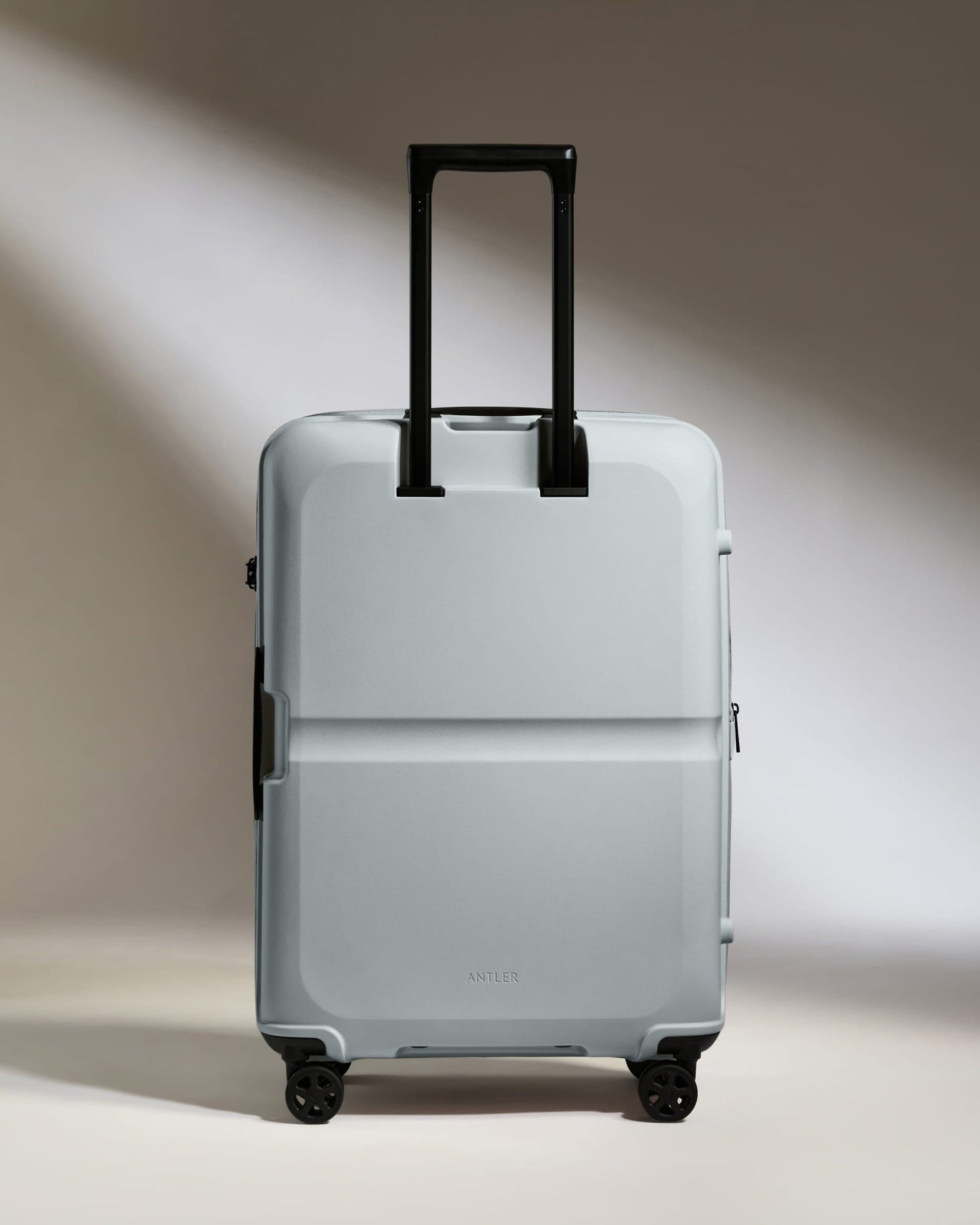 Antler Luggage -  Medium Suitcase in Salt Blue - Single Stripe - Hard Suitcase - Medium Medium Suitcase in Salt Blue - Single Stripe | Check Luggage