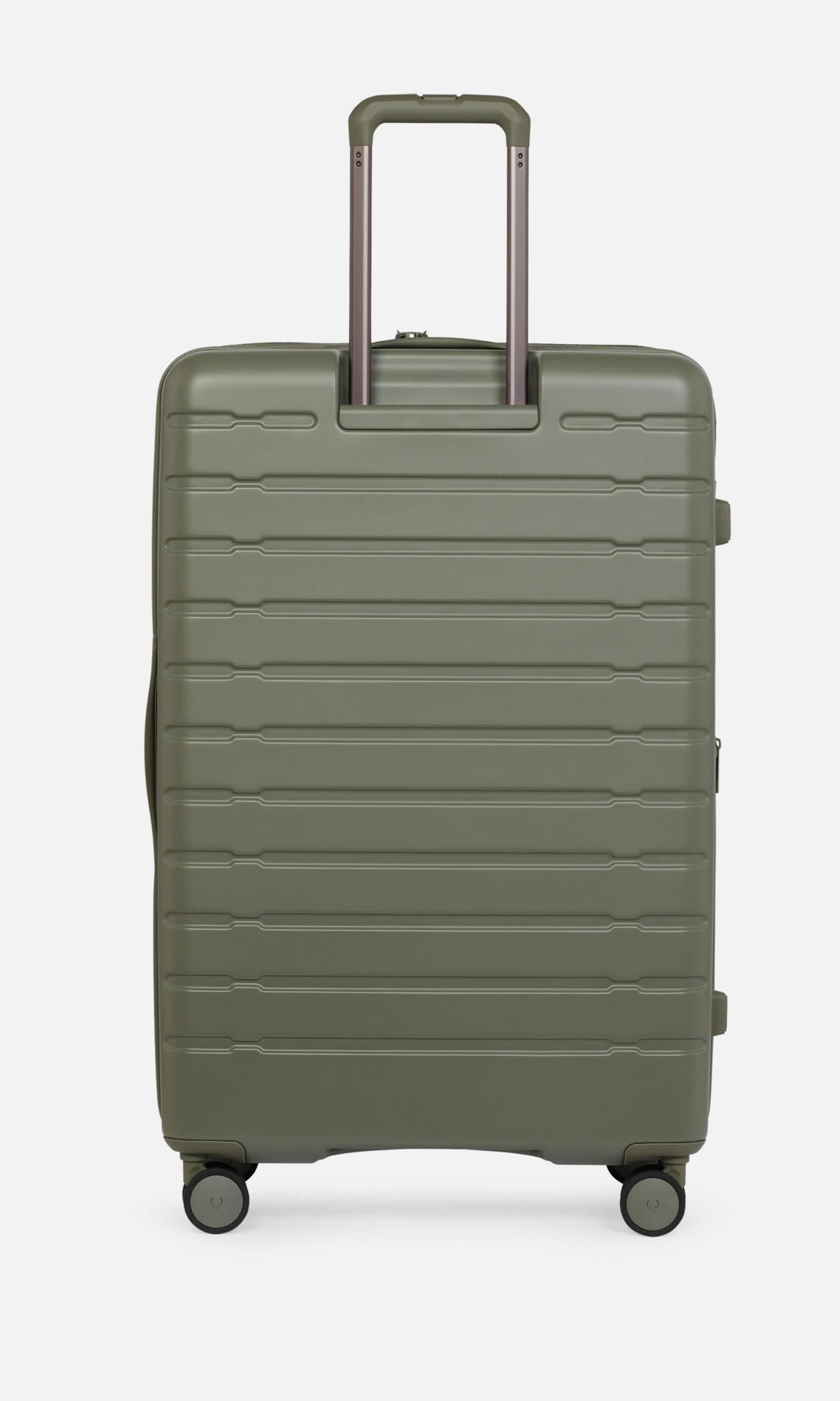 Antler Luggage -  Stamford large in field green - Hard Suitcases Stamford Large Suitcase Green | Hard Luggage | Antler 