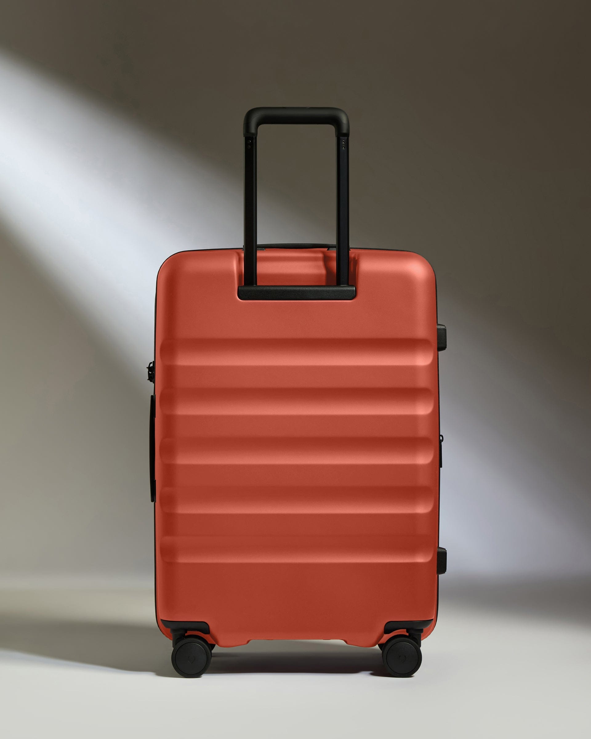 Antler Luggage -  Suitcase Set in Buckthorn Red - Icon Stripe - Hard Suitcase - Standard Cabin Set Suitcase Set in Red - Icon Stripe | Lightweight & Hard Shell Suitcase
