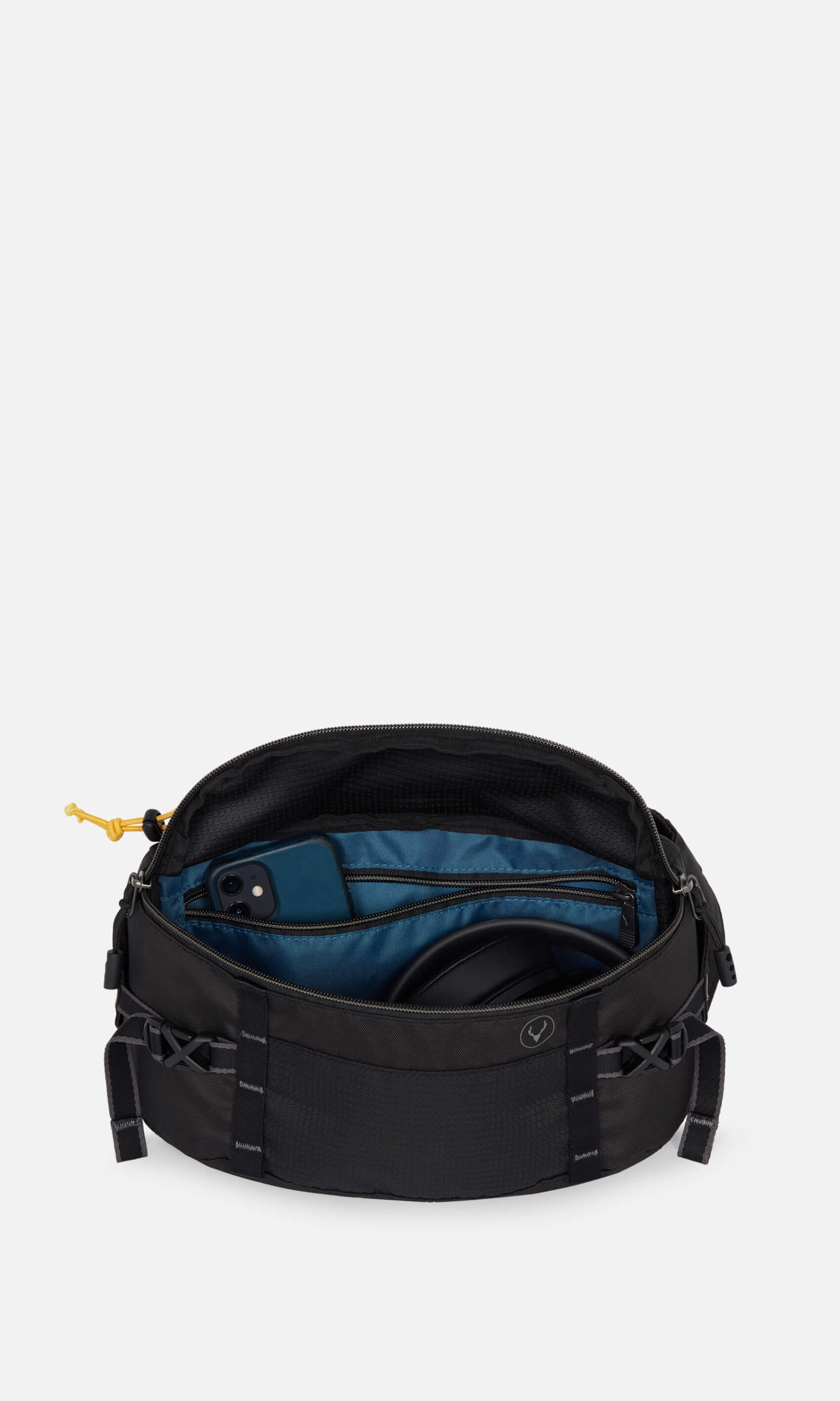 Antler Luggage -  Bamburgh belt bag in black - Hard Suitcases Bamburgh Belt Bag in Black | Travel Accessories  | Antler 
