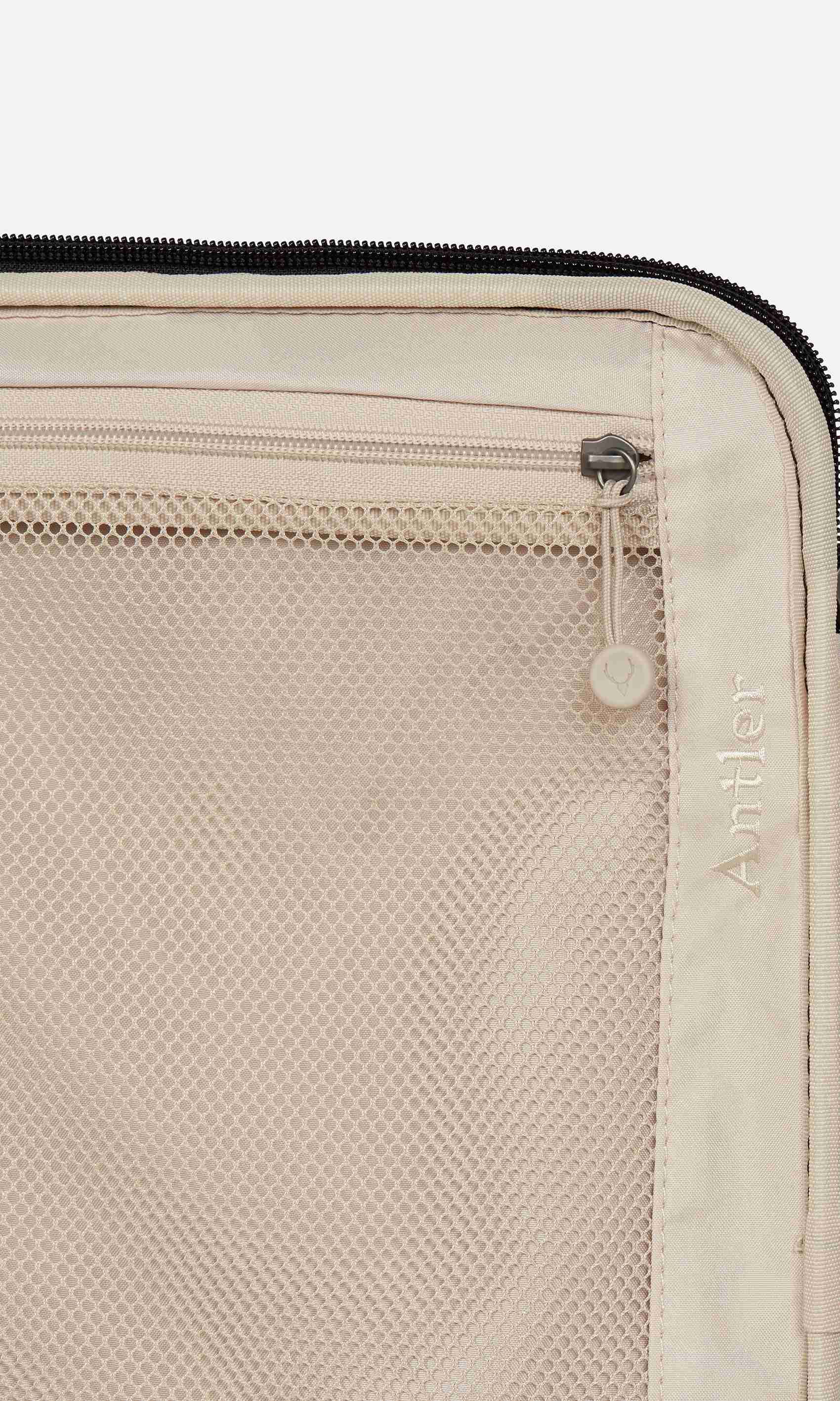 Antler Luggage -  Brixham cabin in black - Soft Suitcases Brixham Cabin Suitcase Black | Soft Shell Suitcase | Antler UK
