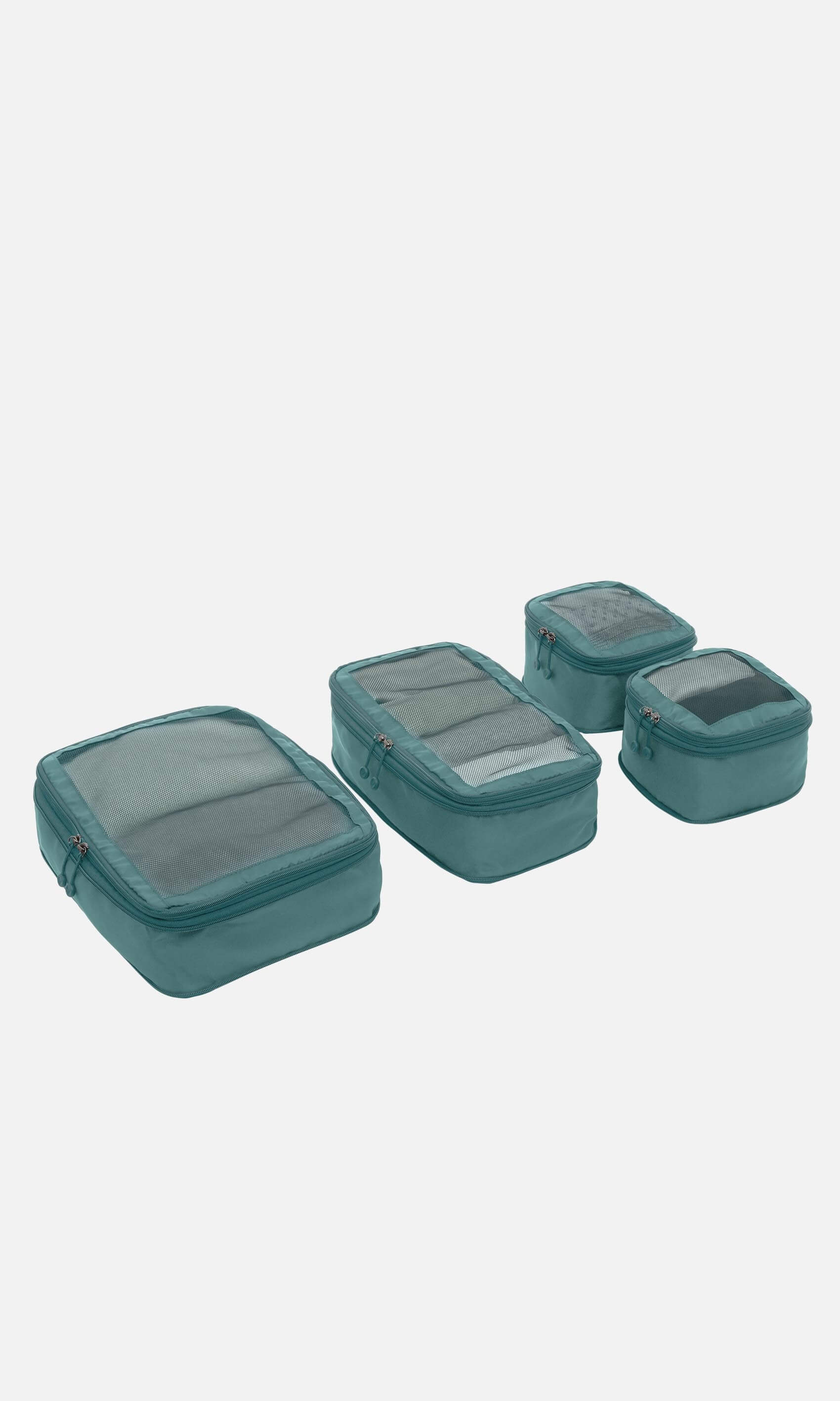 Antler Luggage -  Chelsea 4 packing cubes in mineral - Accessories Chelsea 4 Packing Cubes Mineral (Blue) | Travel Accessories | Antler UK