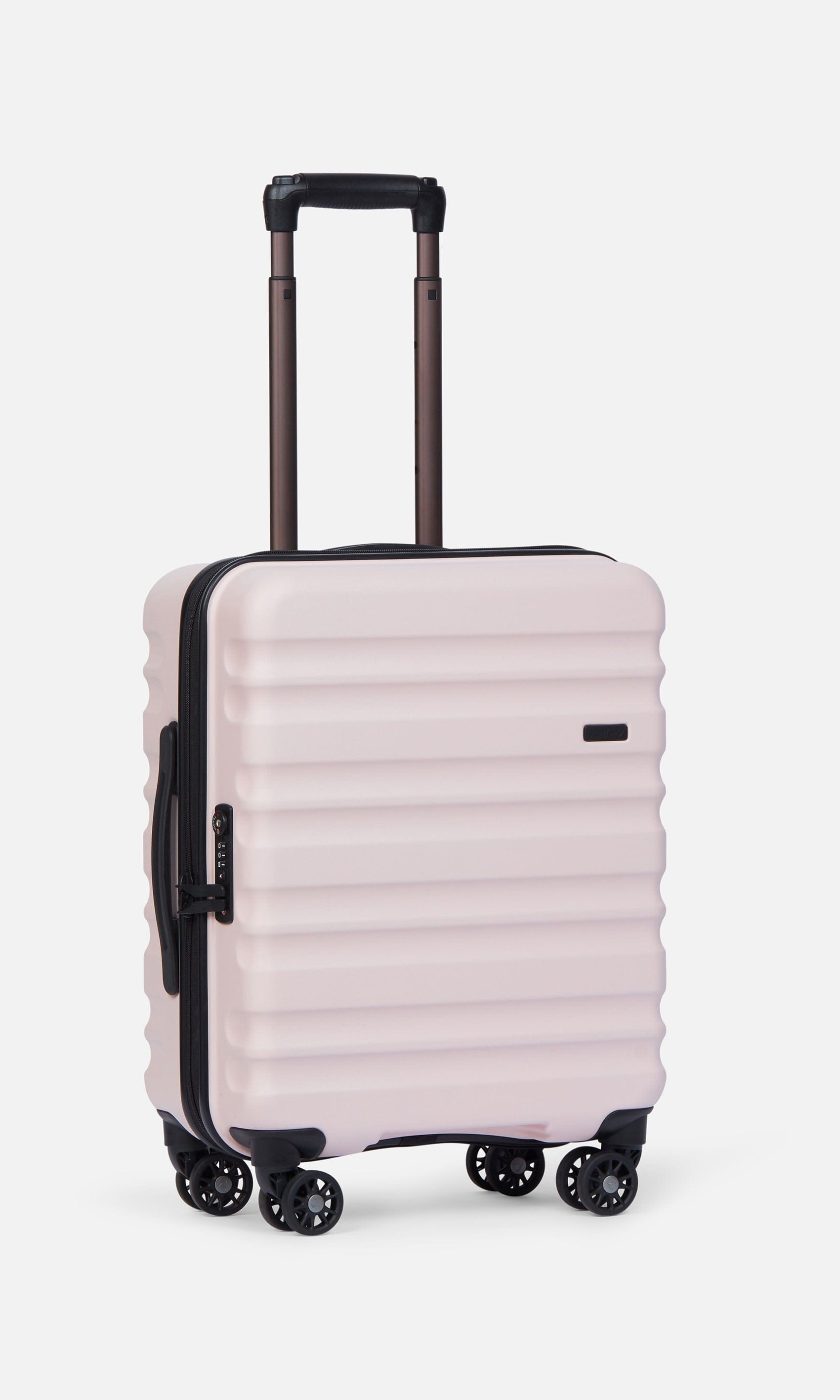 Antler Luggage -  Clifton cabin in blush - Hard Suitcases Clifton 55x40x20cm Cabin Suitcase Blush (Pink) | Hard Suitcase | Antler UK