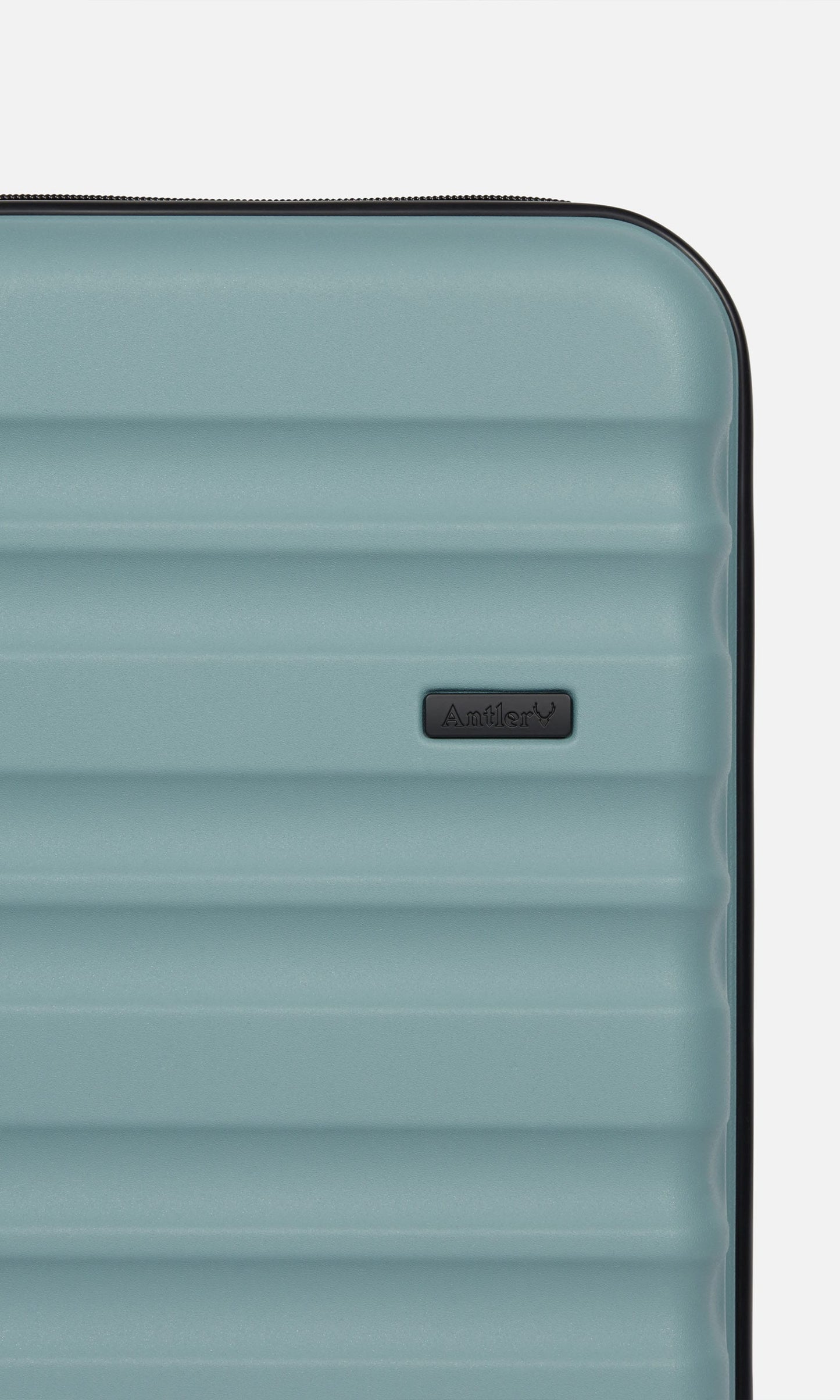 Antler Luggage -  Clifton cabin in mineral - Hard Suitcases Clifton 55x40x20cm Cabin Suitcase Mineral (Blue) | Hard Suitcase | Antler UK