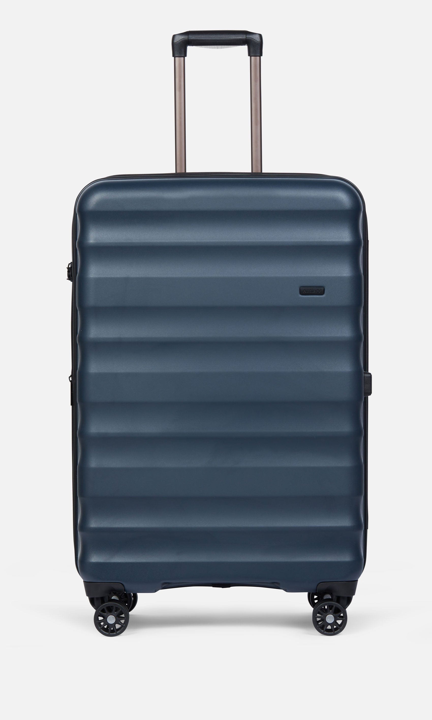 Antler Luggage -  Clifton set in navy - Hard Suitcases Clifton Set of 3 Suitcases Navy | Hard Suitcase | Antler UK