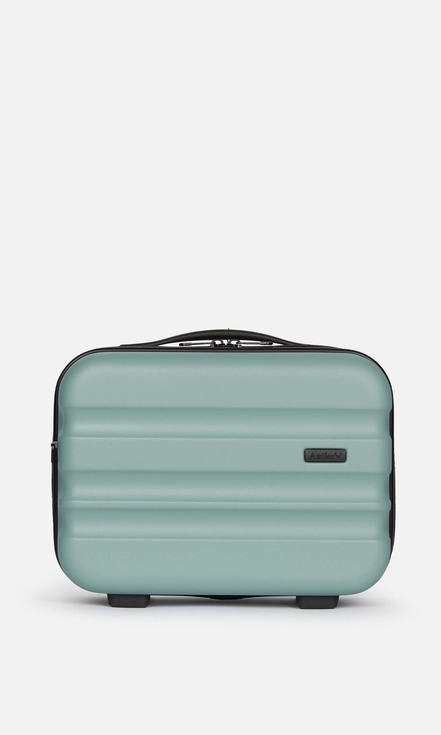 Antler Luggage -  Clifton vanity case in mineral - Hard Suitcases Clifton Vanity Case Mineral (Blue) | Travel Accessories & Gifts | Antler 