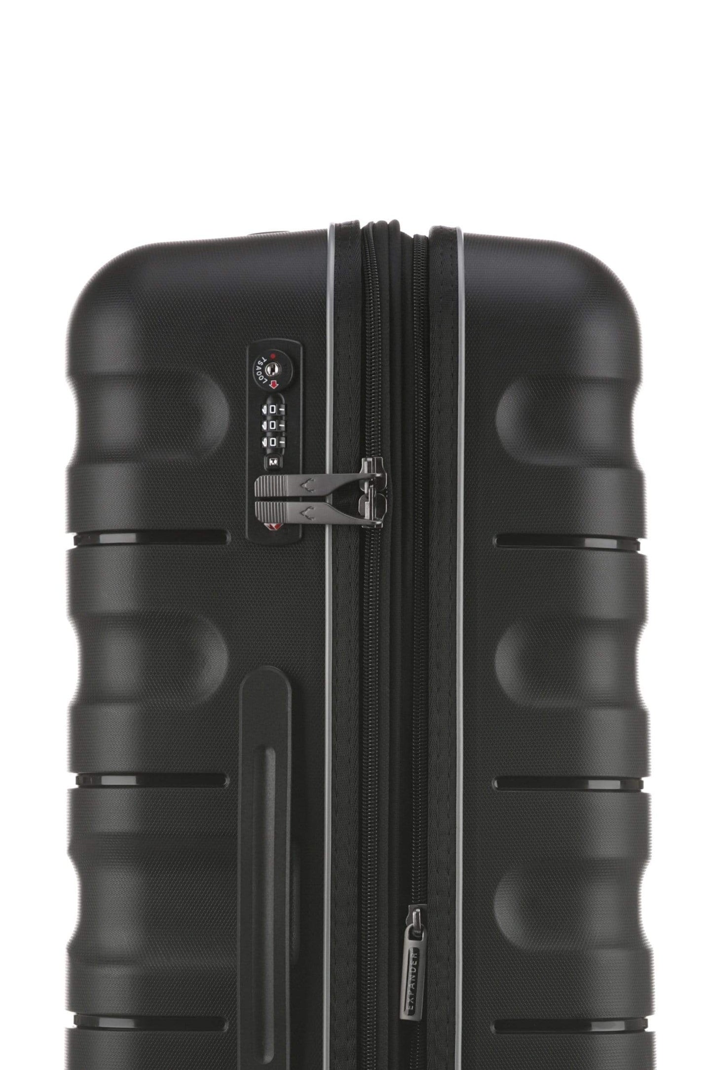 Antler Luggage -  Lincoln medium in black - Hard Suitcases Lincoln Medium Suitcase Black | Hard Suitcase | Antler UK