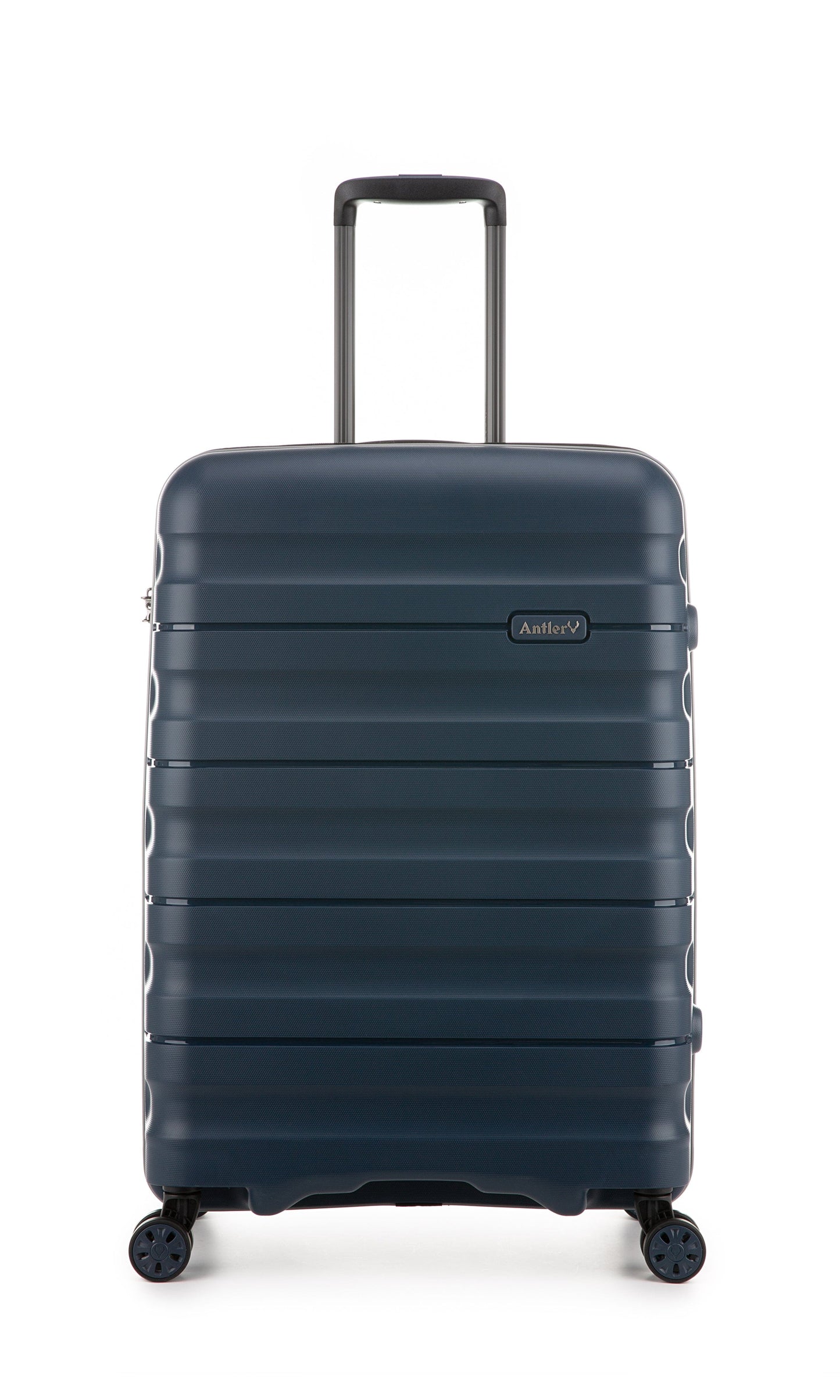 Antler Luggage -  Lincoln set in blue - Hard Suitcases Lincoln 3 Piece Suitcase Set Navy | Hard Suitcase | Antler UK