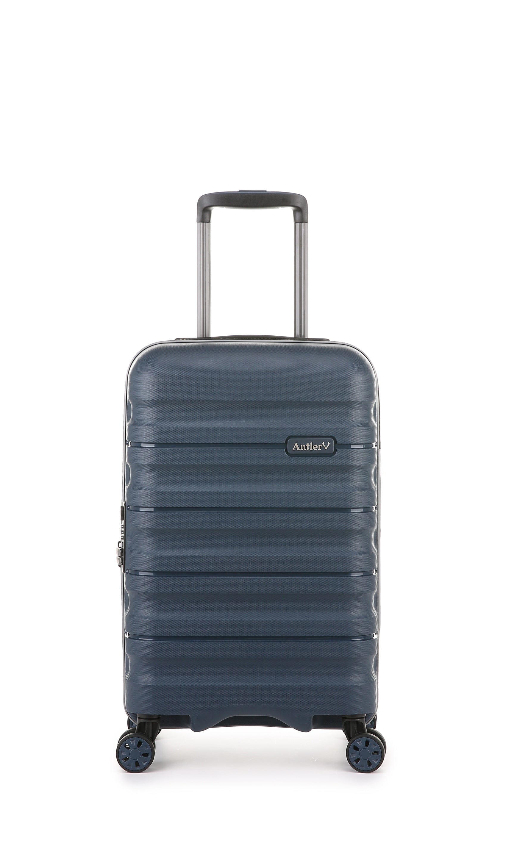 Antler Luggage -  Lincoln set in navy - Hard Suitcases Lincoln 3 Piece Suitcase Set Navy | Hard Suitcase | Antler UK