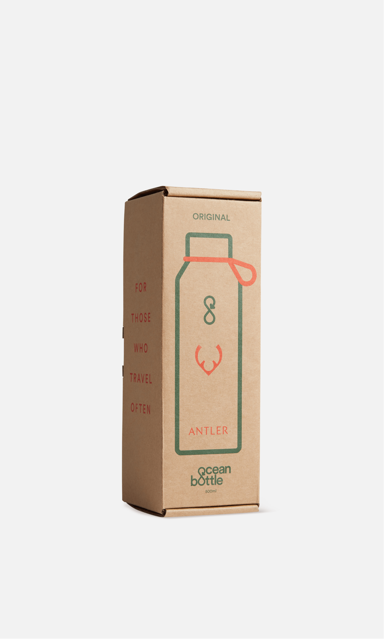 Antler Luggage -  Ocean Bottle x Antler woodland green (500ml) - Travel Accessories