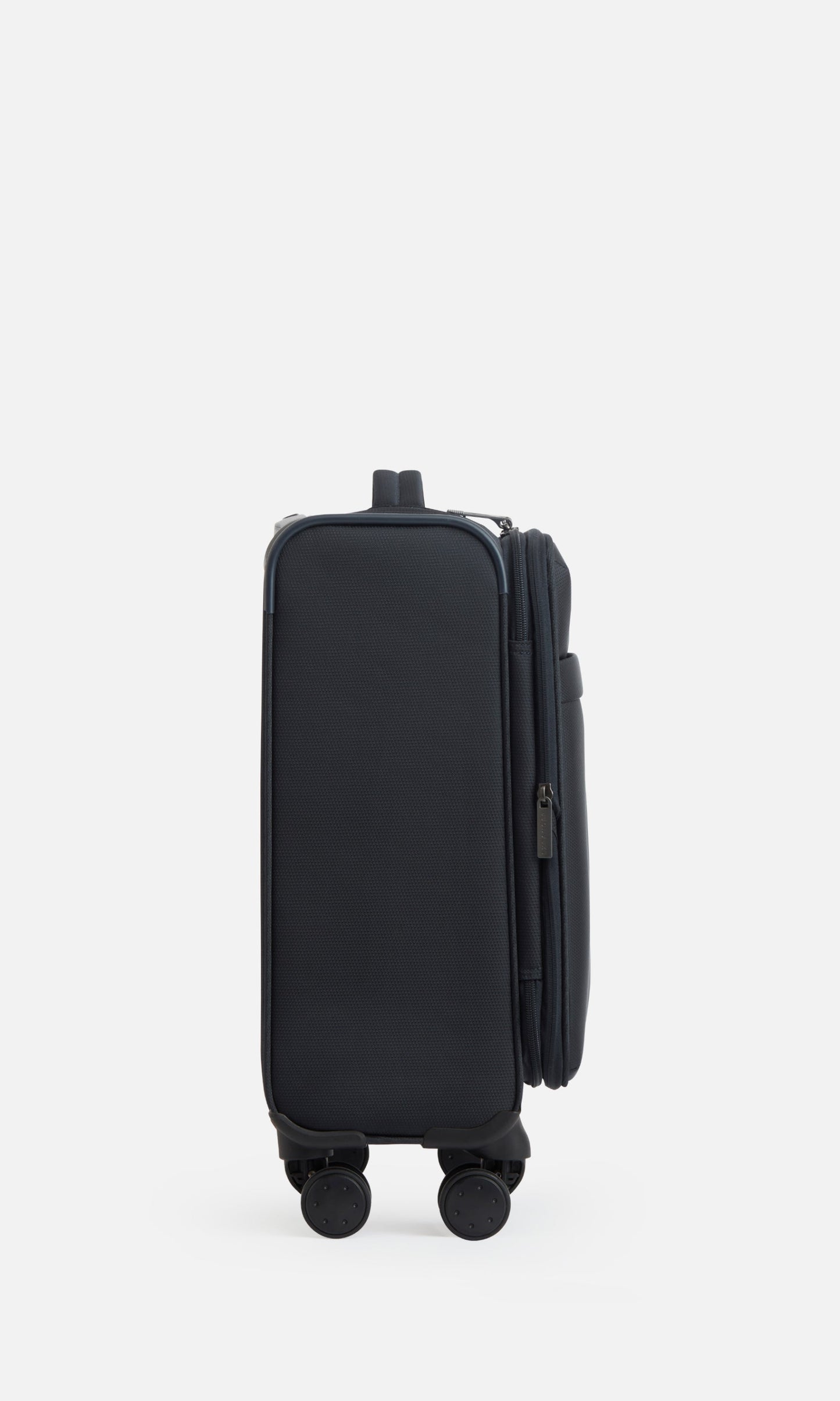 Antler Luggage -  Prestwick cabin in navy - Soft Suitcases Prestwick Cabin Suitcase Navy | Soft Shell Suitcase | Antler 