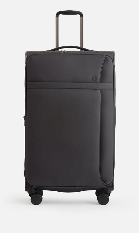 Antler Luggage -  Prestwick large in grey - Soft Suitcases Prestwick Large Suitcase Grey | Soft Shell Suitcase | Antler