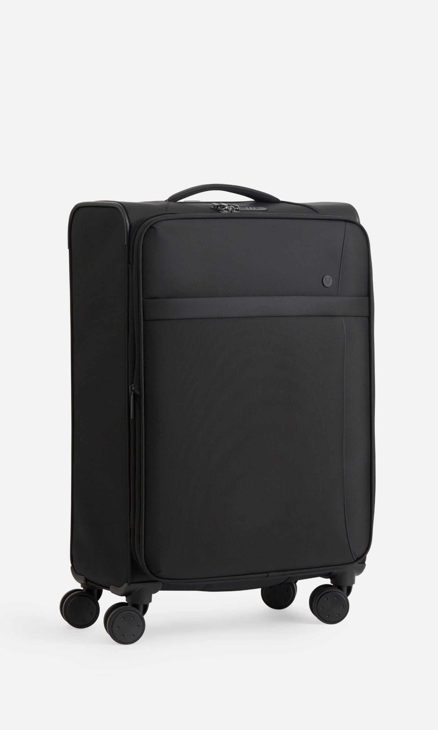 Antler Luggage -  Prestwick medium in black - Soft Suitcases Prestwick Medium Suitcase Black | Soft Shell Suitcase | Antler 