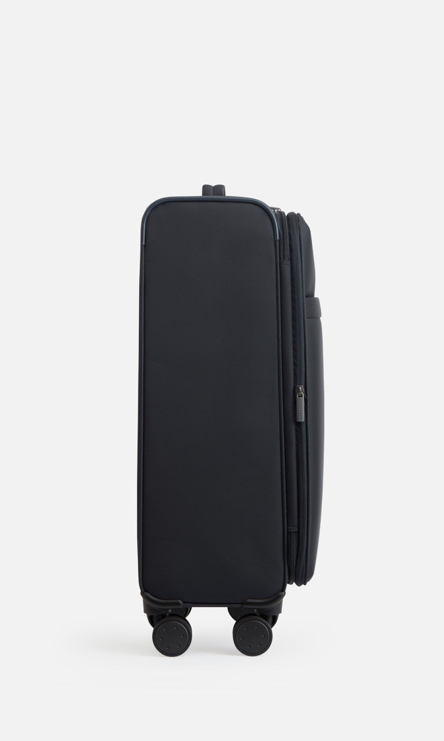 Antler Luggage -  Prestwick medium in navy - Soft Suitcases Prestwick Medium Suitcase Navy | Soft Shell Suitcase | Antler 