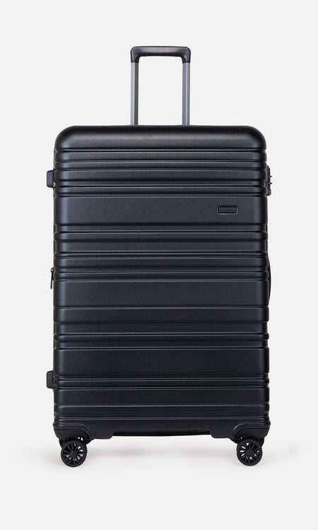Antler Luggage -  Saturn large in black - Hard Suitcases Saturn Large Suitcase Black | Hard Suitcase | Antler UK